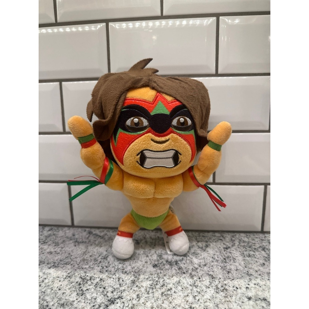 WWE The Ultimate Warrior WM Exclusive Plush 9"‎ Figure Wrestling Stuffed 2023